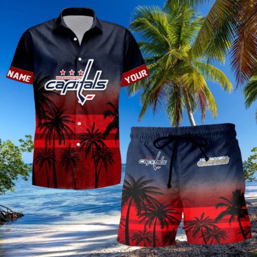 Sportwearmerch Washington Capitals NHL Special Personalized Hawaiian And Short Pants Cocconut Pattern For Fan