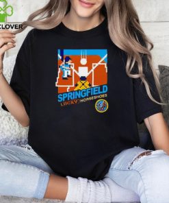 Springfield lucky horseshoes Shoes 8 Bit Game shirt