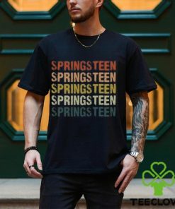Springsteen Vintage Retro T Shirt Womens 80S Spring V Neck Classic Unisex