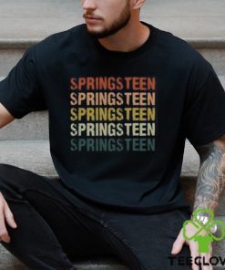 Springsteen Vintage Retro T Shirt Womens 80S Spring V Neck Classic Unisex