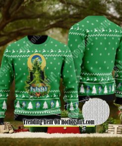 Sprite Grinch Snow Ugly Christmas Sweater