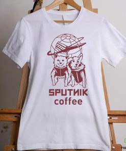 Sputnik Coffee dog art shirt