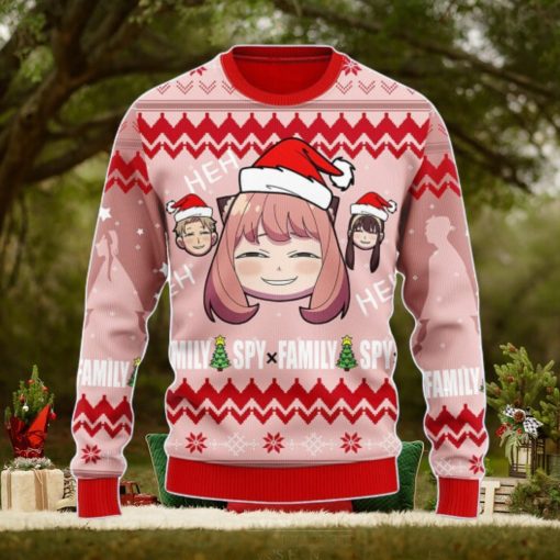 Spy X Family Anya Ugly Christmas Sweater Anime Men And Women Christmas Gift