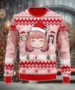 Spy X Family Anya Ugly Christmas Sweater Anime Men And Women Christmas Gift