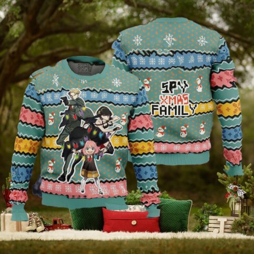Spy Xmas Family Spy x Family 2024 Ugly Christmas Sweater Gift For Men And Women Holiday