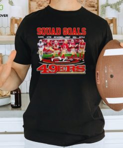 Squad Goals San Francisco 49ers Samuel Aiyuk Mccaffrey Purdy Bosa Kittle Signatures T Shirt