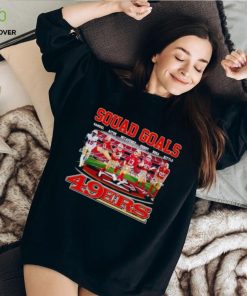 Squad Goals San Francisco 49ers Samuel Aiyuk Mccaffrey Purdy Bosa Kittle Signatures T Shirt