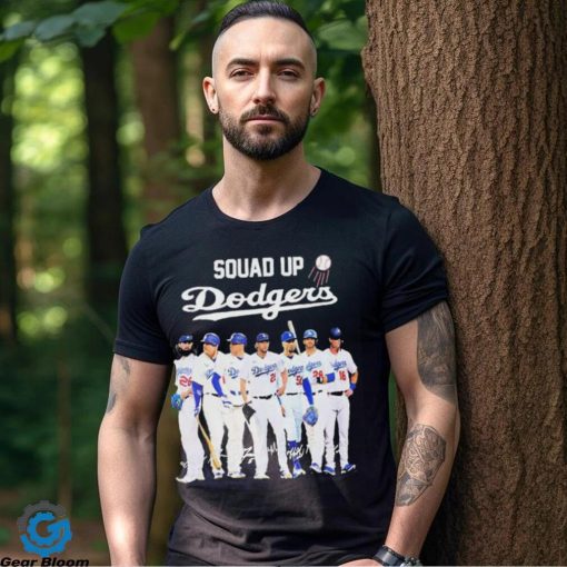 Squad Up Dodgers Signature All Star T Shirt
