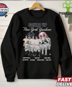 Squad Up New York Yankees Team MLB Signatures 2024 T hoodie, sweater, longsleeve, shirt v-neck, t-shirt