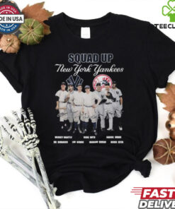 Squad Up New York Yankees Team MLB Signatures 2024 T hoodie, sweater, longsleeve, shirt v-neck, t-shirt