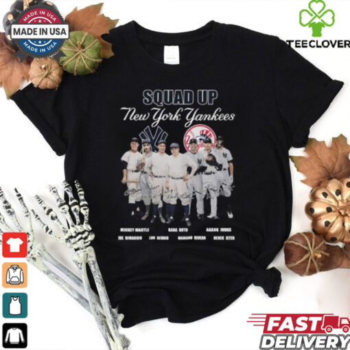 Squad Up New York Yankees Team MLB Signatures 2024 T hoodie, sweater, longsleeve, shirt v-neck, t-shirt