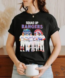 Squad Up Texas Rangers Signature All Star T Shirt