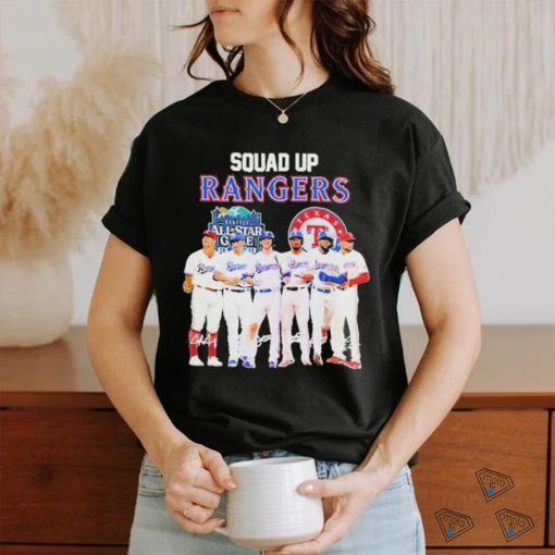 Squad Up Texas Rangers Signature All Star T Shirt