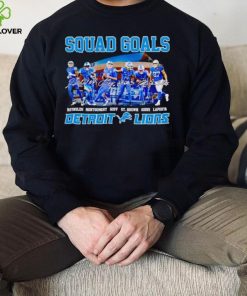 Squad goals Detroit Lions Reynolds Montgomery Goff St Brown signatures hoodie, sweater, longsleeve, shirt v-neck, t-shirt