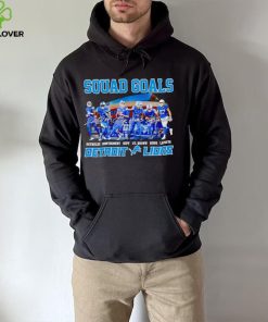 Squad goals Detroit Lions Reynolds Montgomery Goff St Brown signatures hoodie, sweater, longsleeve, shirt v-neck, t-shirt