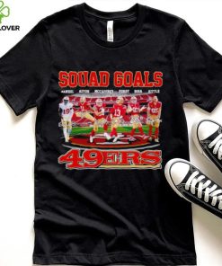 Squad goals San Francisco 49ers Samuel Aiyuk McCaffrey Purdy Bosa Kittle signatures hoodie, sweater, longsleeve, shirt v-neck, t-shirt