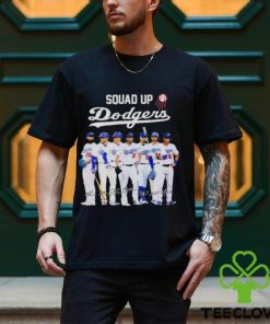 Squadd Up Los Angeles Dodgers 2023 Signatures shirt