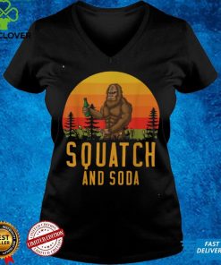 Squatch And Soda Sasquatch Bigfoot Yeti T Shirt