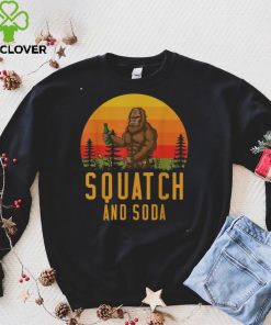 Squatch And Soda Sasquatch Bigfoot Yeti T Shirt