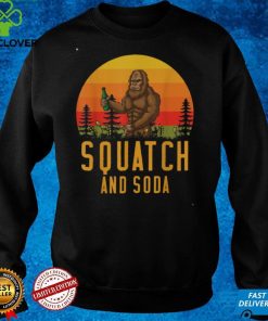 Squatch And Soda Sasquatch Bigfoot Yeti T Shirt