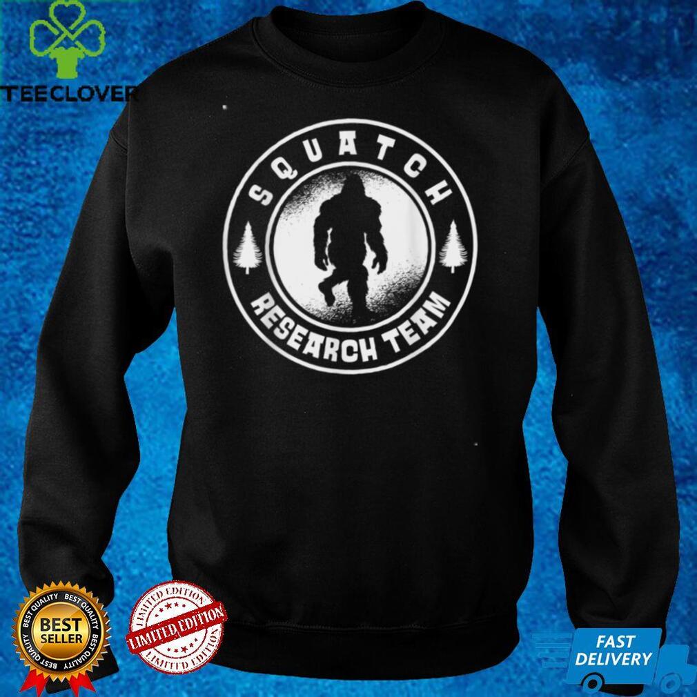 Squatch Research Team Sasquatch Bigfoot Yeti T Shirt Squatch Research Team Sasquatch Bigfoot Yeti T Shirt