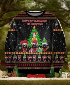 Squid GAME Ugly Christmas 3D Sweater, Funny Xmas Sweater