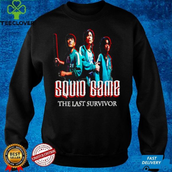 Squid Game the last survivor Korean movie hoodie, sweater, longsleeve, shirt v-neck, t-shirt