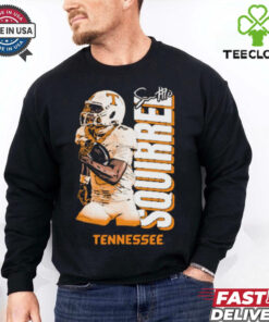 Squirrel White Football Tennessee Volunteers Illustrated Signature Graphic t shirt 3 Squirrel White Football Tennessee Volunteers Illustrated Signature Graphic t shirt