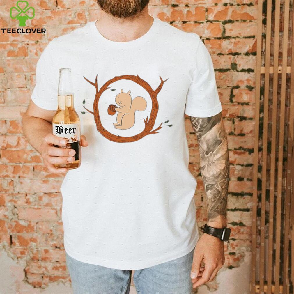 Squirrel and Acorn in a Branch art shirt Squirrel and Acorn in a Branch art shirt