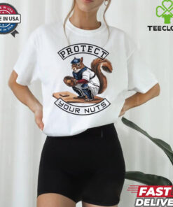 Squirrel catcher baseball protect your nuts shirt