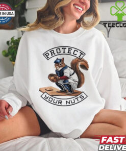 Squirrel catcher baseball protect your nuts shirt