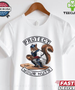 Squirrel catcher baseball protect your nuts shirt