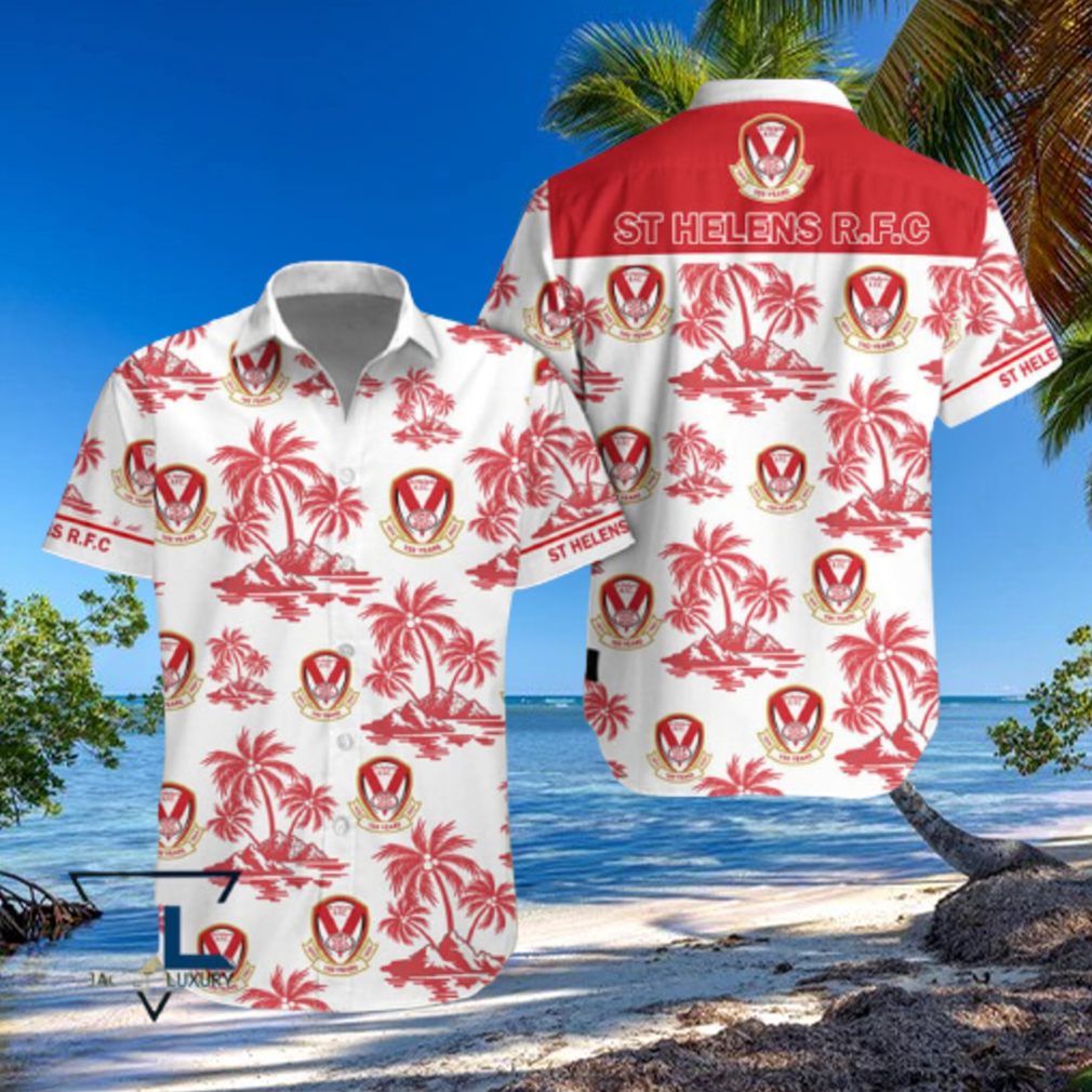 St Helens RFC Coconut Island Hawaiian Shirt St Helens RFC Coconut Island Hawaiian Shirt