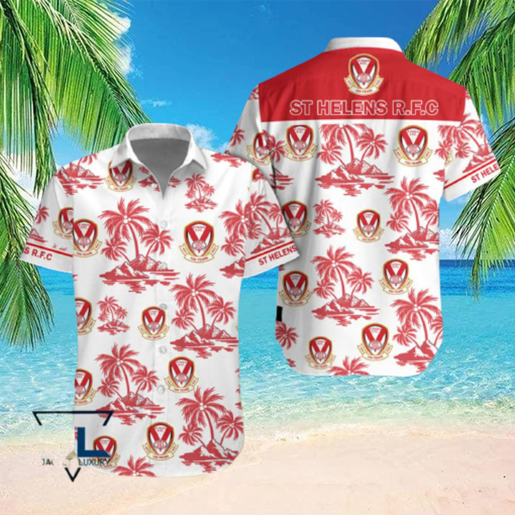 St Helens RFC Coconut Island Hawaiian Shirt St Helens RFC Coconut Island Hawaiian Shirt