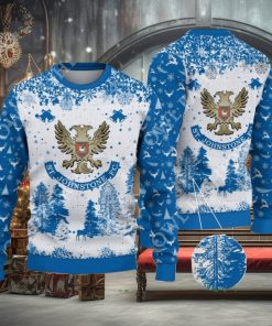 St Johnstone F.C. SPFL Scottish Snow Fall Pine Ugly sweater