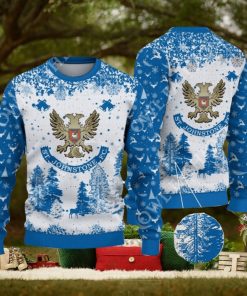 St Johnstone F.C. SPFL Scottish Snow Fall Pine Ugly sweater 1 St Johnstone F.C. SPFL Scottish Snow Fall Pine Ugly sweater