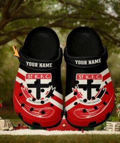 St Kilda Football Club AFL Classic Custom Name Crocs Clogs Shoes