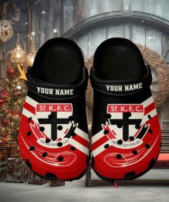 St Kilda Football Club AFL Classic Custom Name Crocs Clogs Shoes