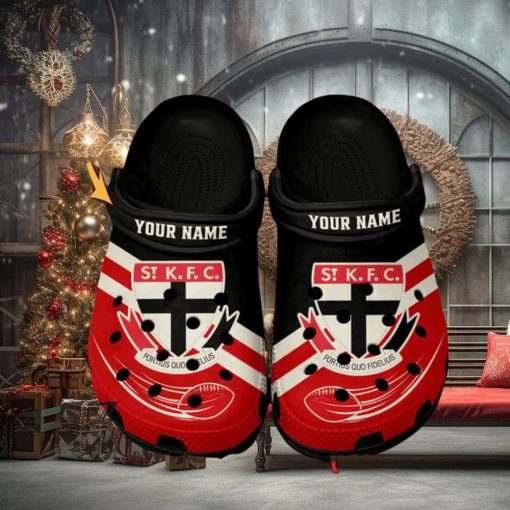 St Kilda Football Club AFL Classic Custom Name Crocs Clogs Shoes