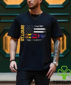 St Louis All Team Sports Flag Cardinals Blues City SC And Battlehawks shirt