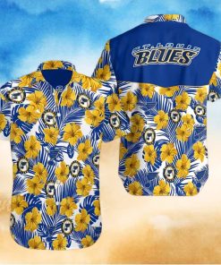 St Louis Blues AOP Short Sleeve Hawaiian Shirt