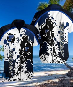 St Louis Blues NHL Color Splash 3D Hawaiian Shirt