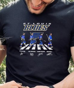 St Louis Blues Team 2022 Abbey Road Signature Shirt