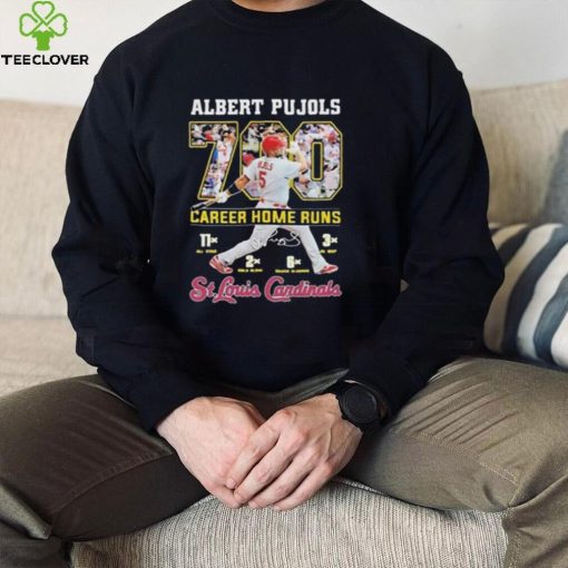 St Louis Cardinals Albert Pujols The 700 Hr Club Mlb T Shirt
