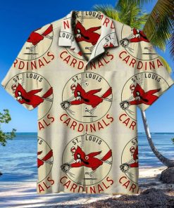St  Louis Cardinals Funny Hawaiian Shirt Baseball Gift For Beach Lovers