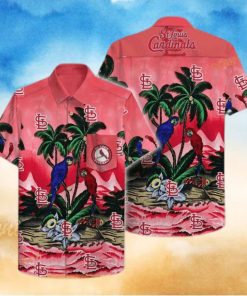 St Louis Cardinals Funny Hawaiian Shirt Bird Pattern Summer Gift For Friend