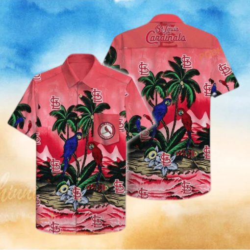 St  Louis Cardinals Funny Hawaiian Shirt Bird Pattern Summer Gift For Friend