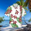 Summer Aloha Busch Light Funny Hawaiian Shirt Palm Leaves Pattern Beach Gift