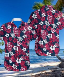 St Louis Cardinals Funny Hawaiian Shirt Hibiscus Flower Pattern Summer Gift For Friend