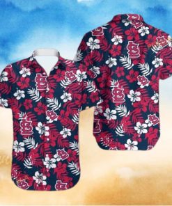 St Louis Cardinals Funny Hawaiian Shirt Hibiscus Flower Pattern Summer Gift For Friend